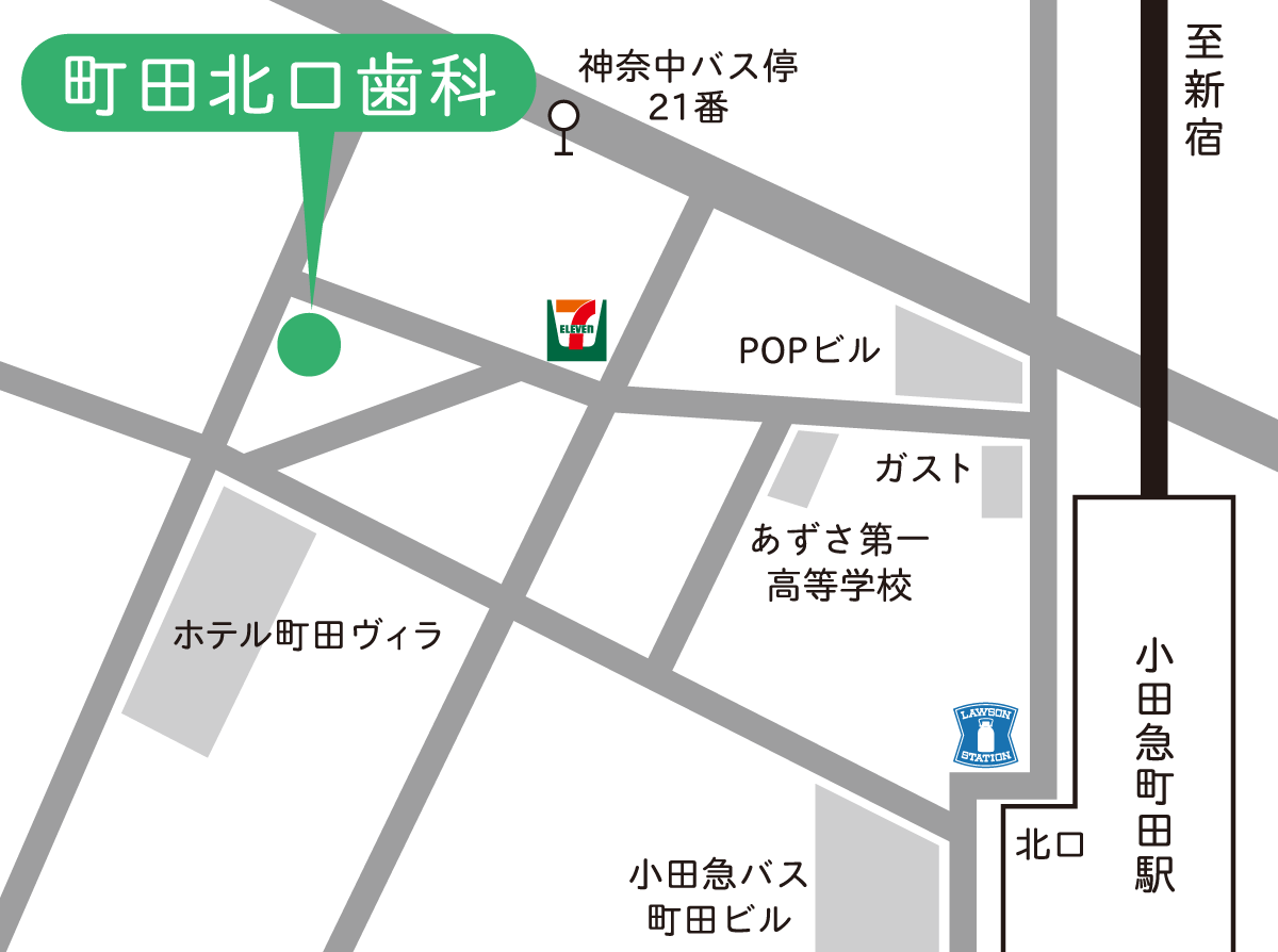 町田北口歯科 地図